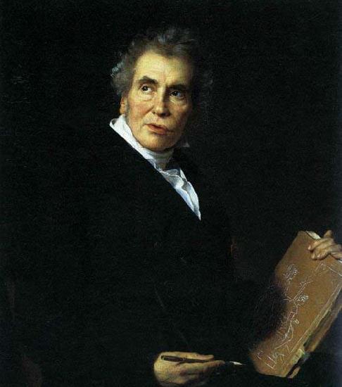 Jerome-Martin Langlois Portrait of Jacques-Louis David oil painting picture